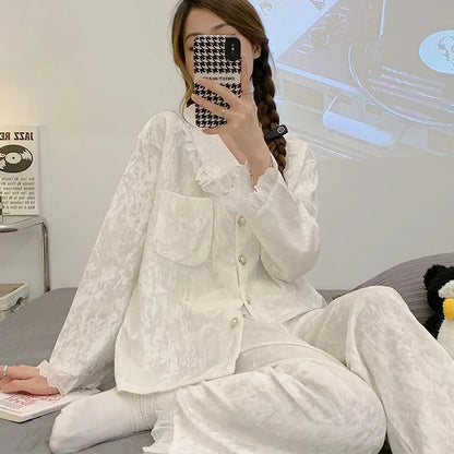Ensemble Pyjama en Velours Femme