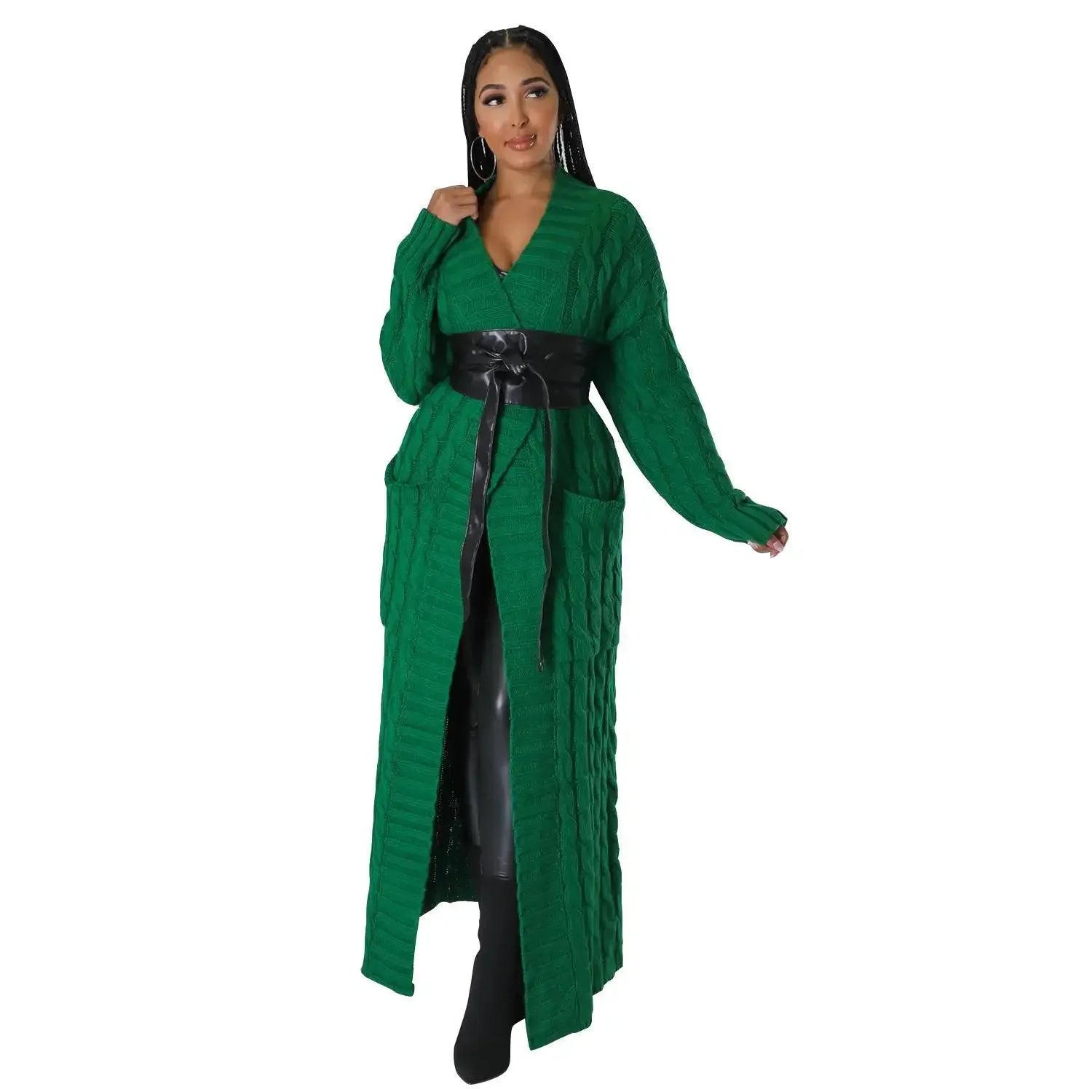 Pull-veste à manches longues sexy et décontracté pour femmes