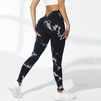 Legging de Sport Femme – Taille en V au Dos