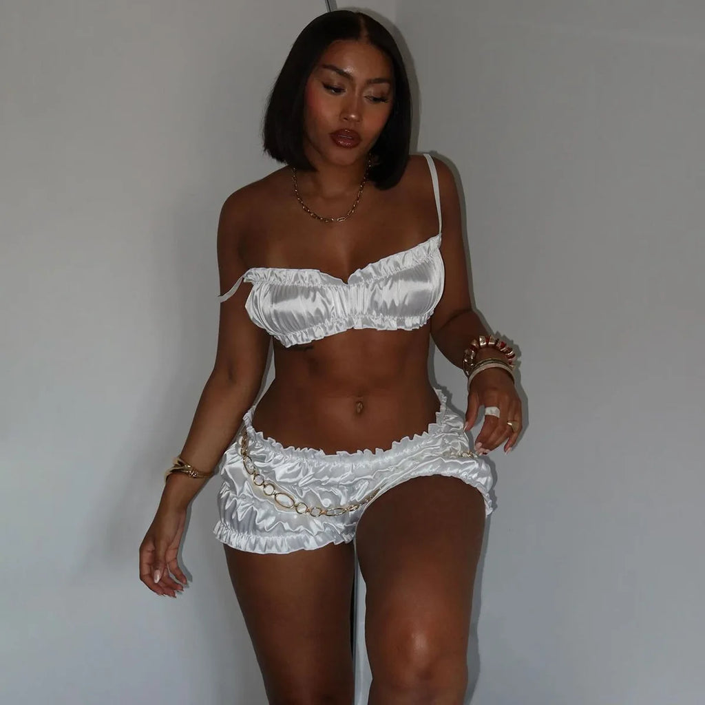 Ensembles shorts pantalons deux pièces pour femmes