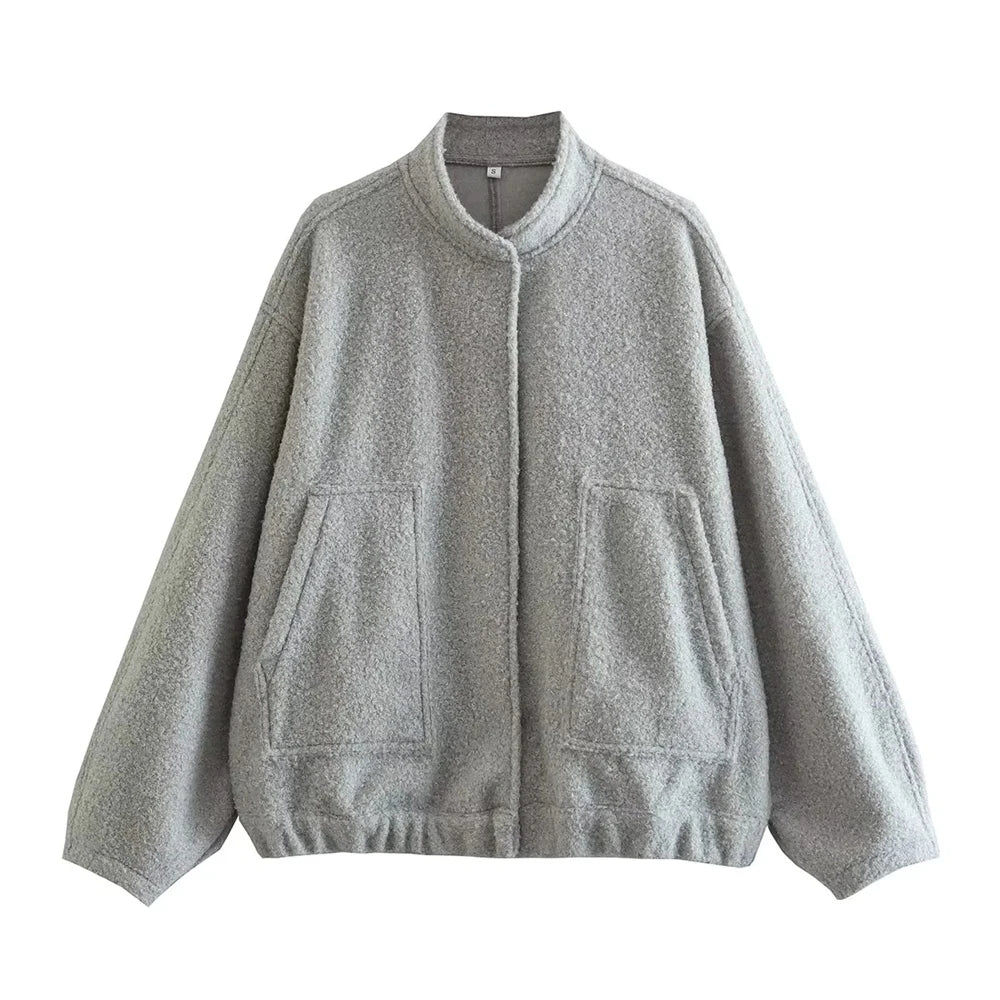 Blouson Rétro Oversize Style Streetwear