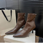 Bottine de rinçage pointues pour femmes