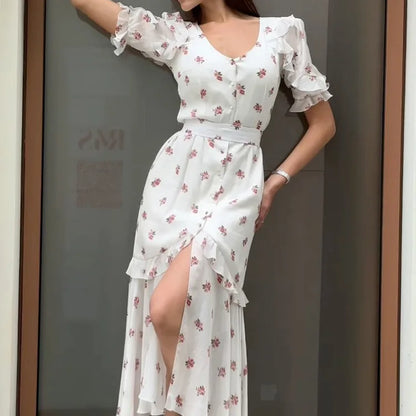 Robe d’Été Ample Femme – Imprimé Tendance