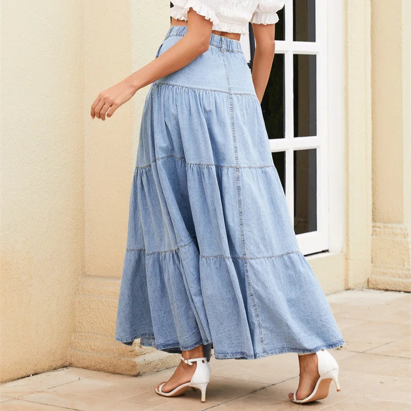 Jupes en jean femmes