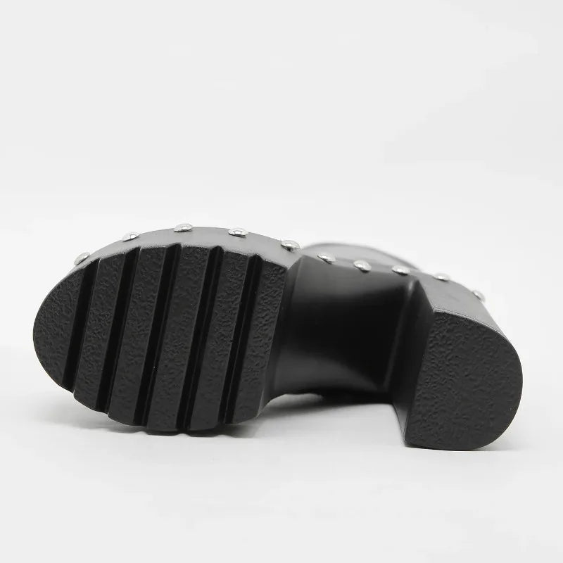 Bottines à plateforme et talons de 14cm pour femmes