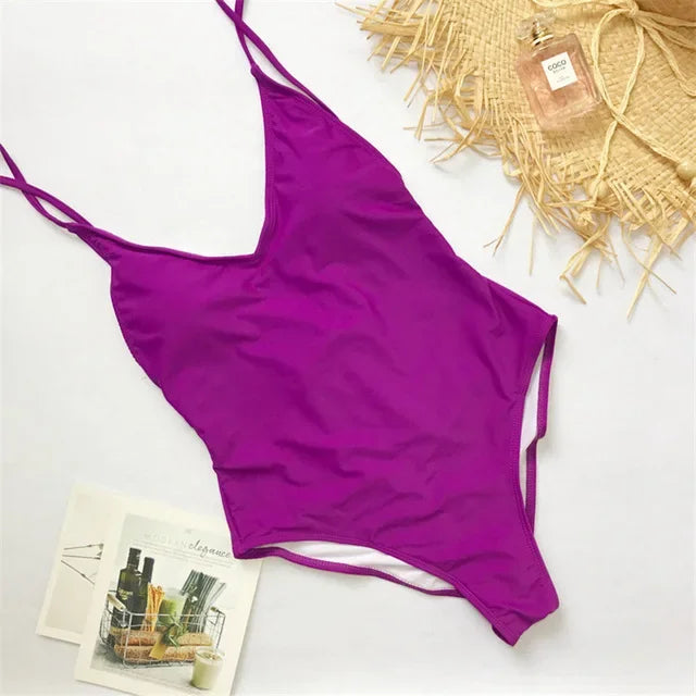 Maillot de bain une pièce pour femmes
