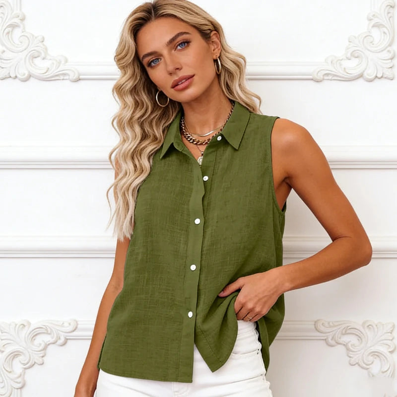 Chemise Ample Femme – Légère et Boutonnée