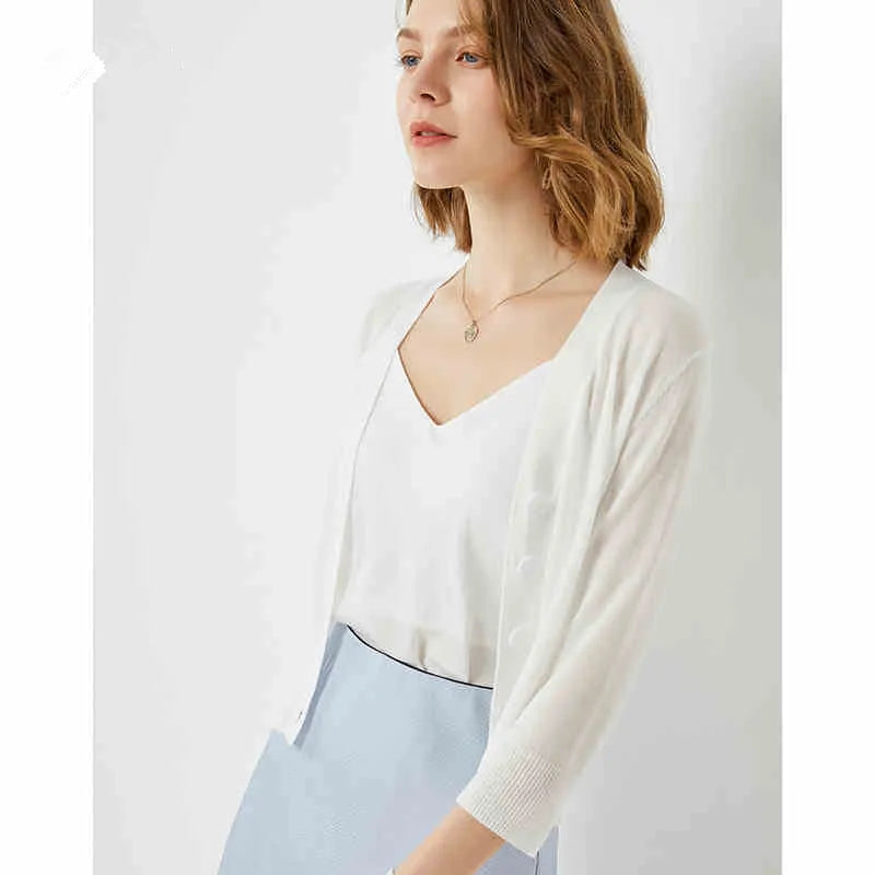 Cardigan à manches longues pour femmes