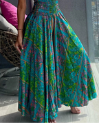 Jupe longue taille haute pour femmes
