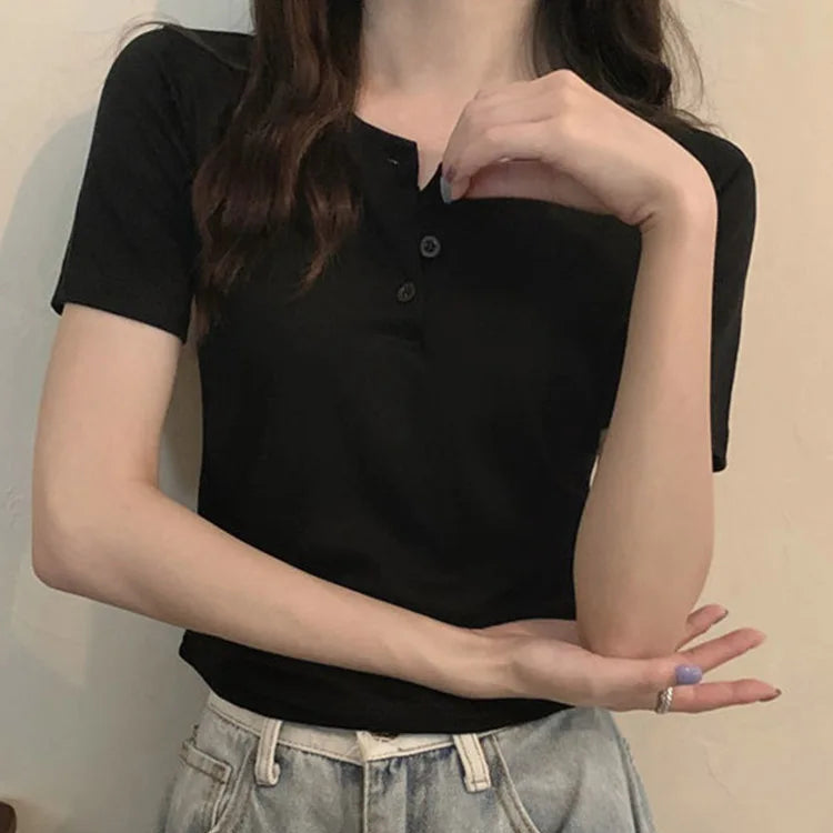 Tops à manches courtes pour femmes