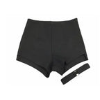 Mini jupe gothique taille haute plissée pour femmes