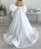 Robe de mariée élégante bustier cœur pour femmes
