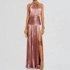 Robe sans manches et dos nu pour femmes