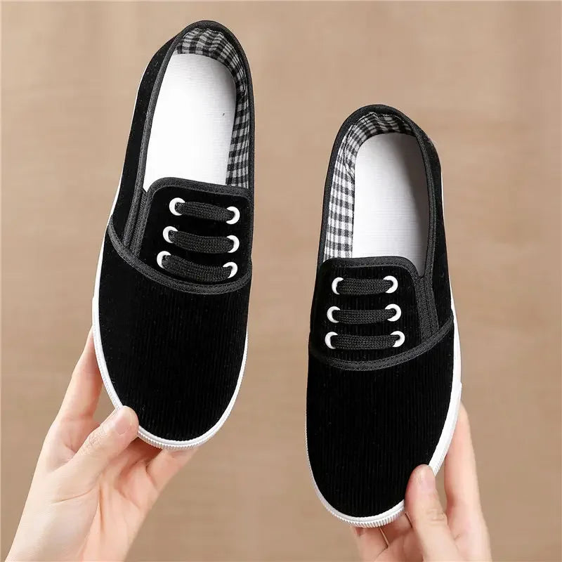 Chaussures plates sans lacet  pour femmes