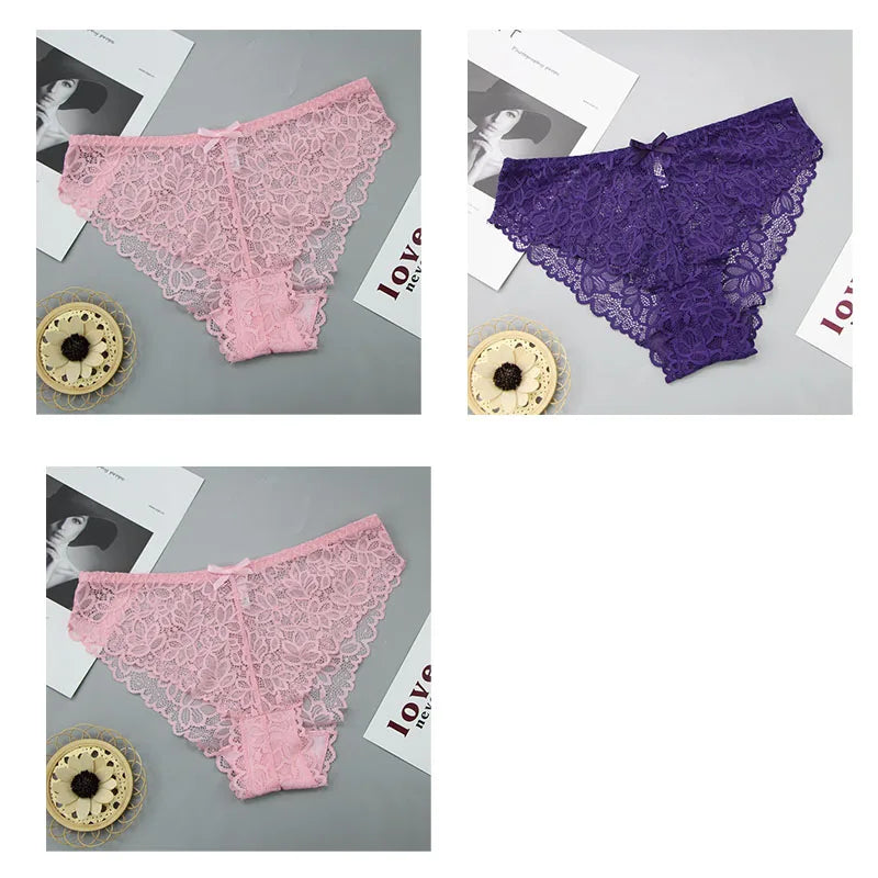 Lot de 3 culottes sans couture pour femmes