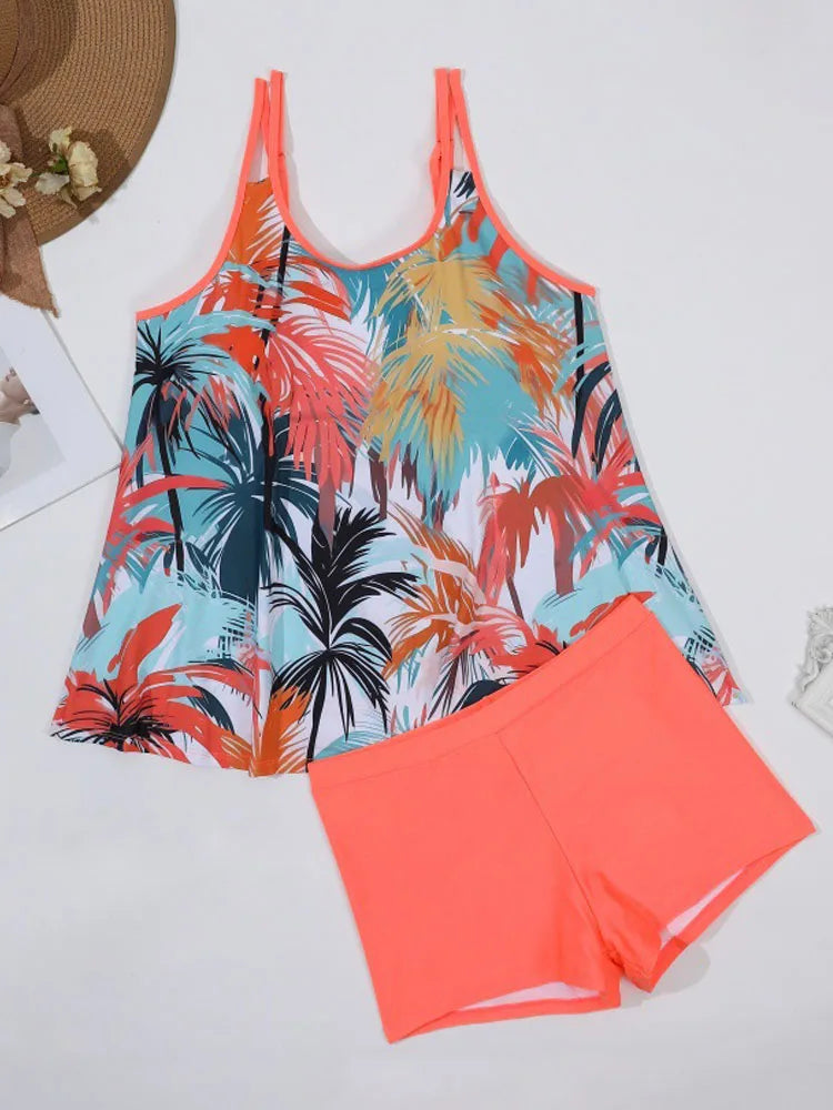 Maillot de bain 2 pièces grande taille pour femmes