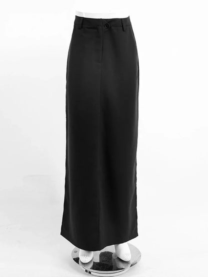 Jupe Longue Noire Femme – Ample et à Poches