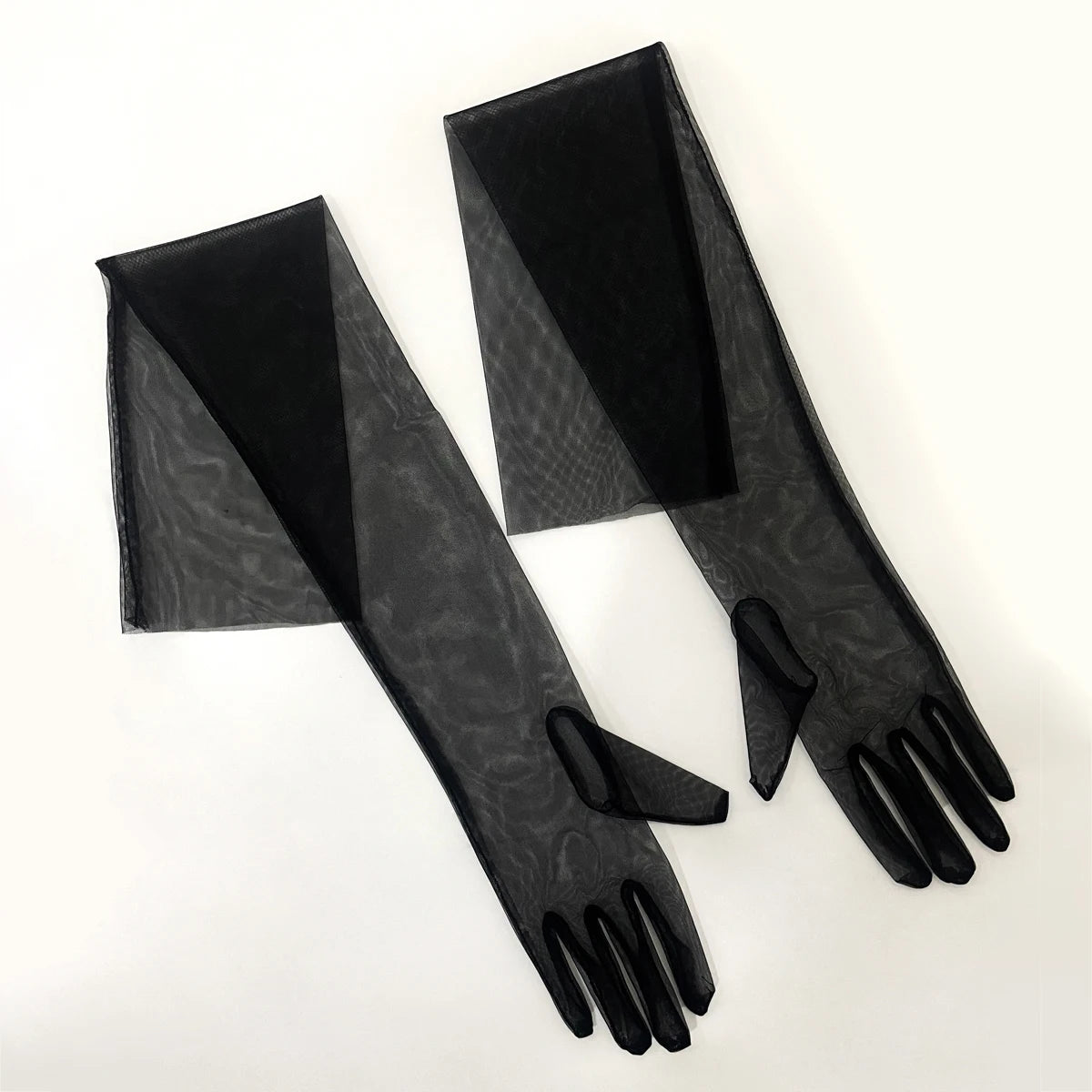 Gants longs respirant en tulle pour femmes