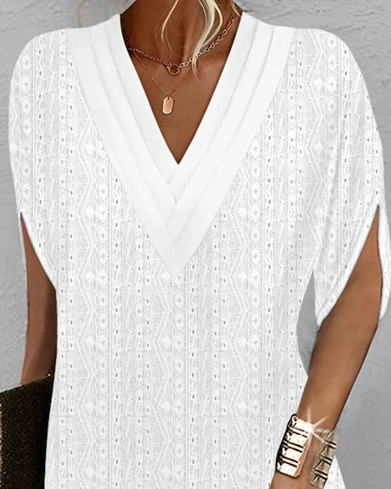 Mini robe à manches mi-longues pour femmes