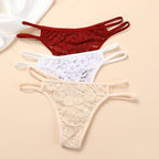 String sans couture en dentelle pour femmes