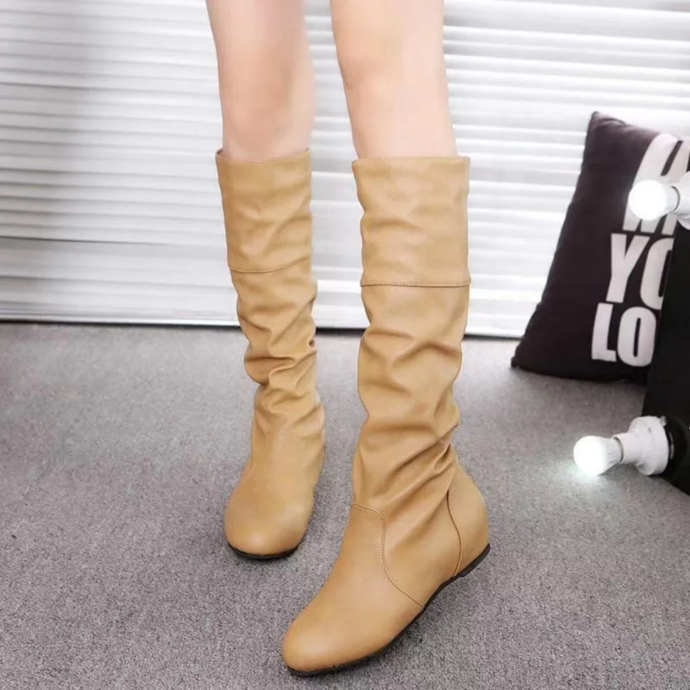 Bottes mi-mollet pour femmes
