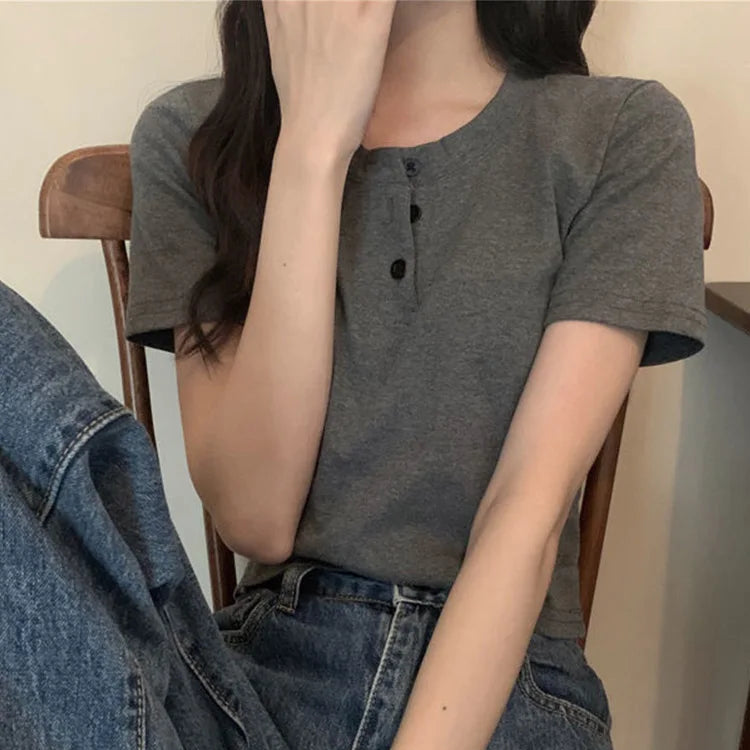 Tops à manches courtes pour femmes