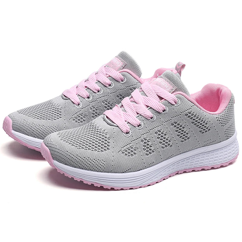 Baskets à lacets respirantes pour femmes