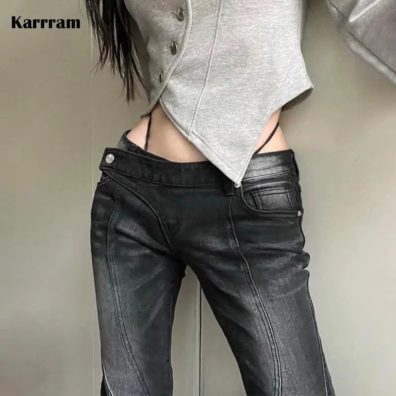 Jean taille basse pour femmes