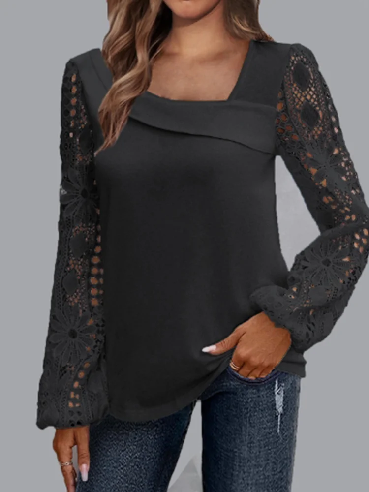 Chemise à manches longues pour femmes