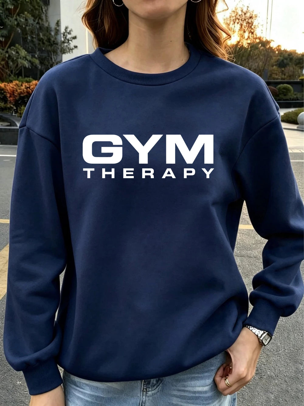 Sweat-shirts imprimés Gym Therapy pour femmes