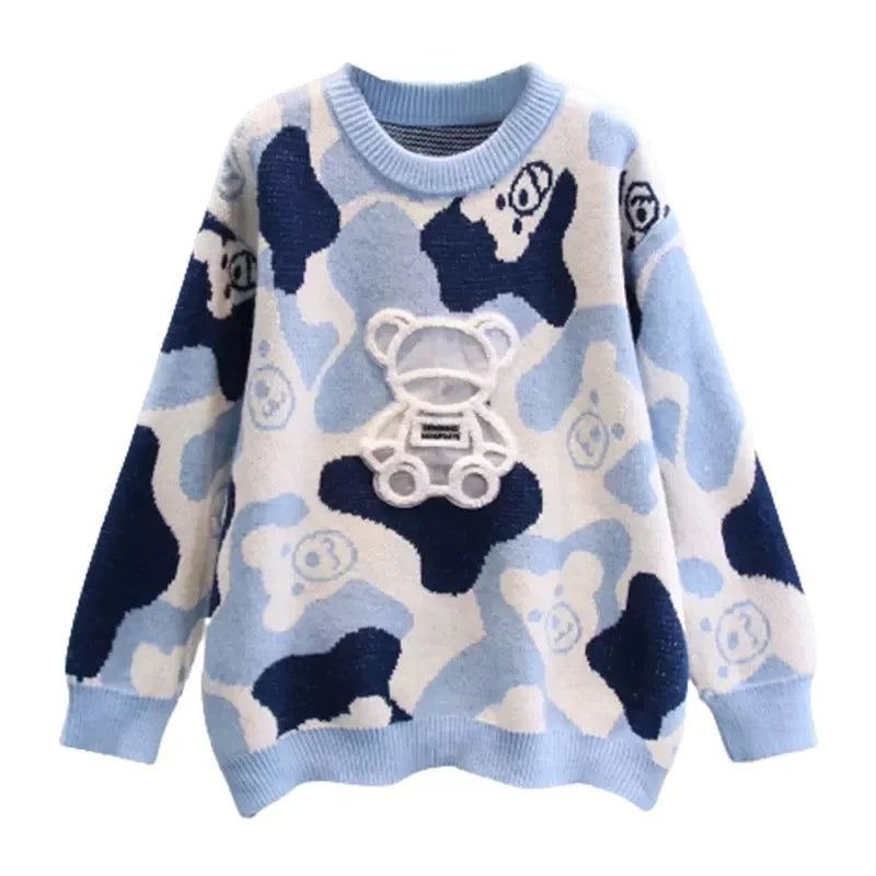 Pull chaud arc-en-ciel pour femmes
