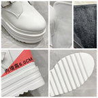Bottines en cuir PU pour femmes