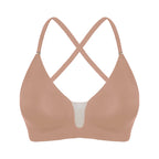 Soutien-gorge légers et sans couture en maille à col en U pour femmes