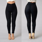 Pantalon en jean crayon pour femmes