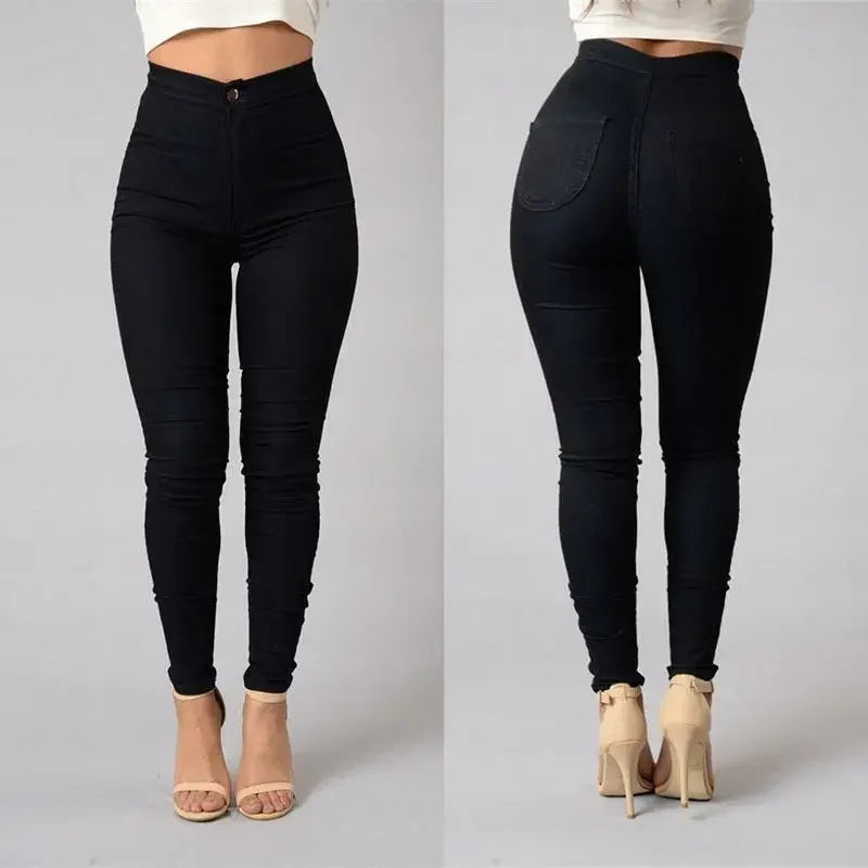 Pantalon en jean crayon pour femmes