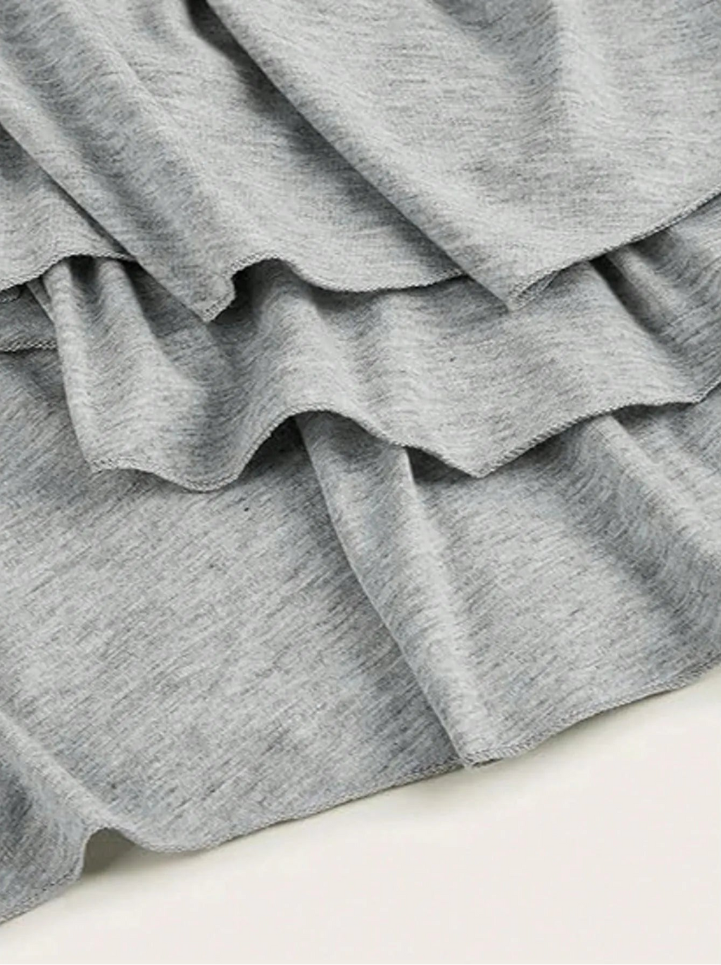Robe maxi décontractée à manches longues et col rond pour femmes