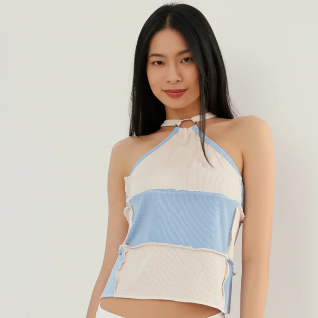 T-shirt court sexy et décontracté pour femmes