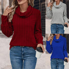 T-shirt décontracté et tendance à col montant pour femmes