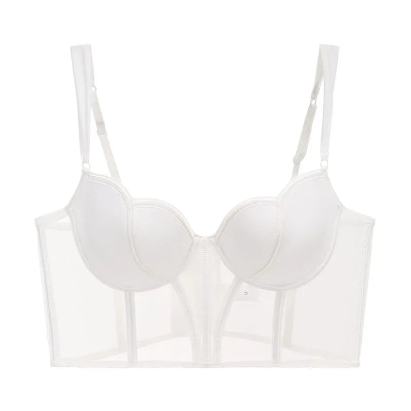 Soutien-gorge Push Up transparent pour femmes