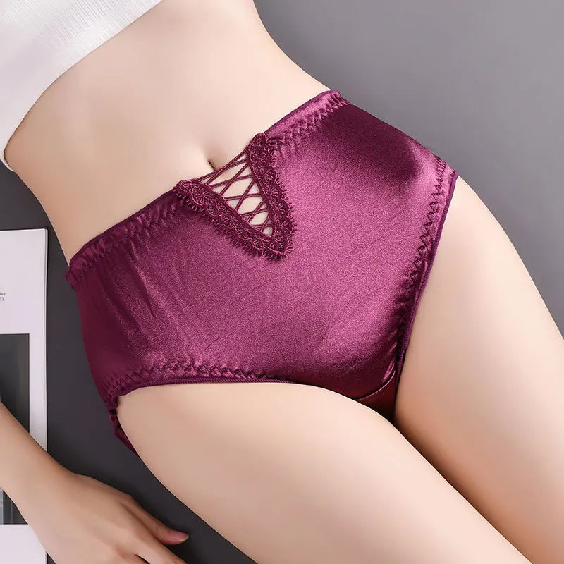 Culotte en maille de dentelle creuse sexy pour femmes