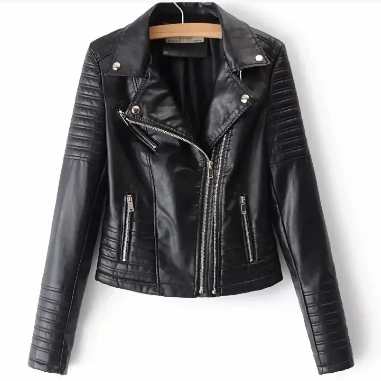 Vestes en cuir faux cuir pour femmes