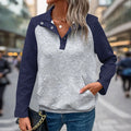 Sweat-shirt à manches longues pour femmes