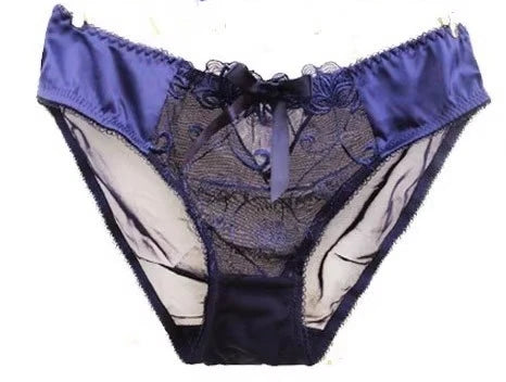 Ensemble de lingerie transparente soutien-gorge sensuel en maille transparente et culotte  pour femmes