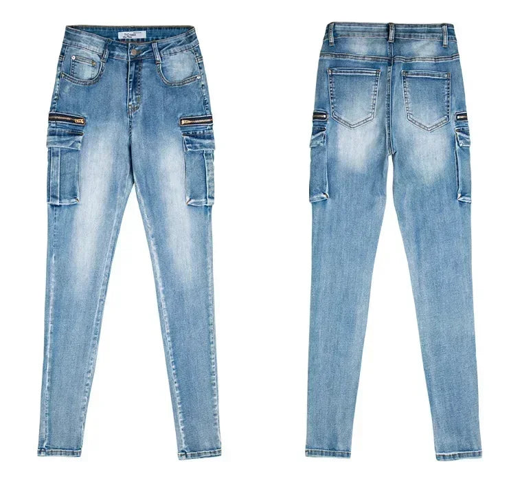 Pantalon  en jean extensible pour femmes