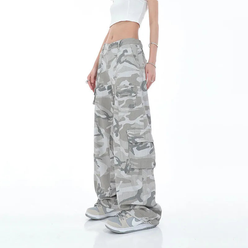 Pantalon cargo de camouflage pour femmes