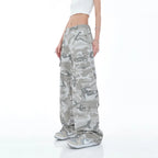 Pantalon cargo de camouflage pour femmes