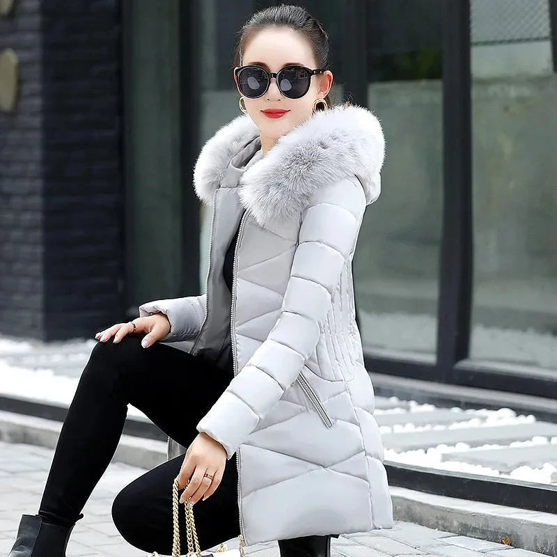manteau long et fine en coton pour femmes