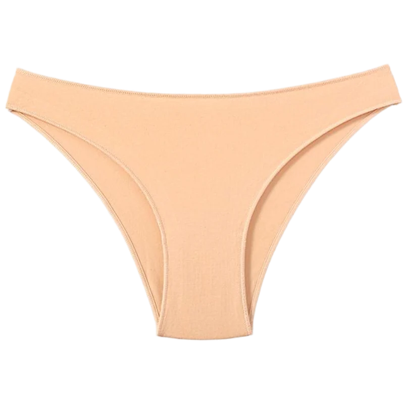 Culotte taille basse en coton pour femmes
