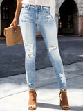 Jeans troués pour femmes