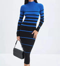 Robe à manches longues tricot pour femmes